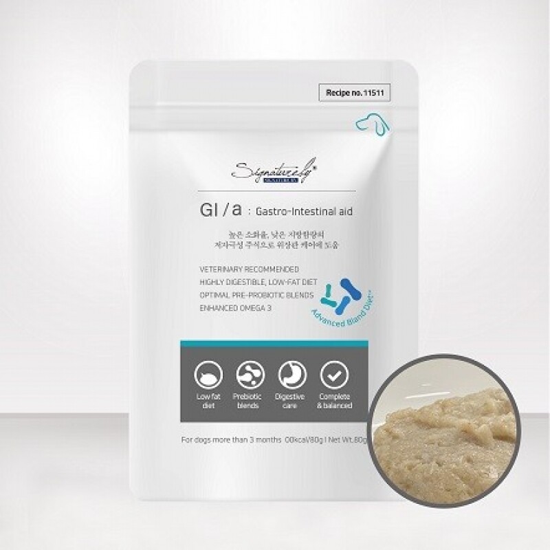 또롱이펫,시그니처바이 GI/a GIa 강아지 반려견용 파우치 80g